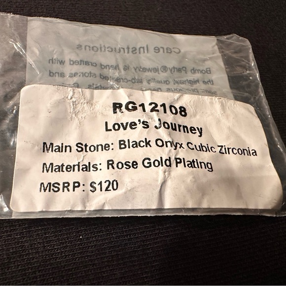 🤩 Love’s Journey Black Onyx Ring (Size 10) - Picture 7 of 7